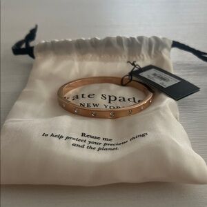Kate Spade Rose Gold Bracelet with Sparkling Accents